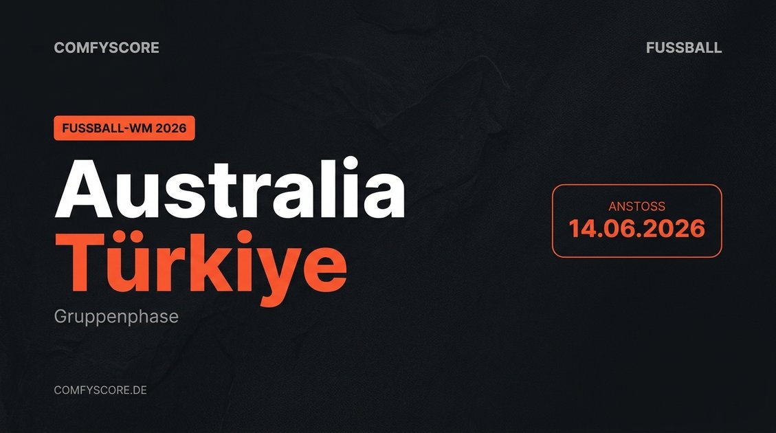Socceroos überraschen: Australien schlägt die Türkei zum WM-Auftakt